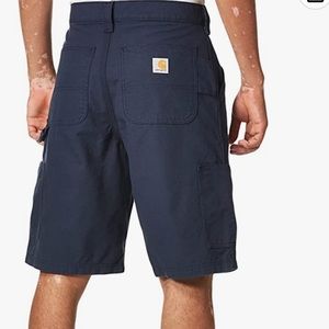 Carhartt Mens Canvas Work Short Loose Original Fit, Navy,  38” x 10” NWT